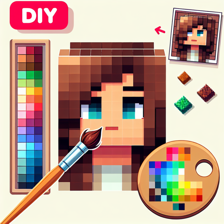 Creating Beautiful Aesthetic Girl Minecraft Skins: A Step-by-Step Template Guide